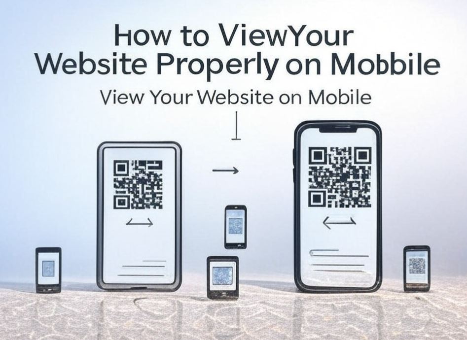 How to view your Website properly on Mobile